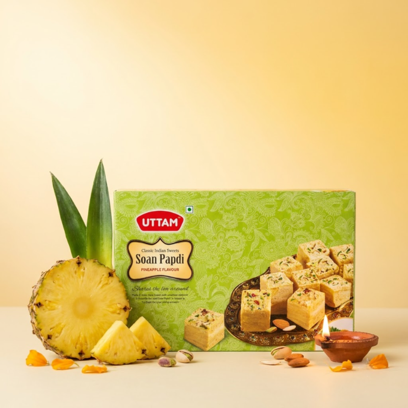 Soan Papdi (Pineapple)