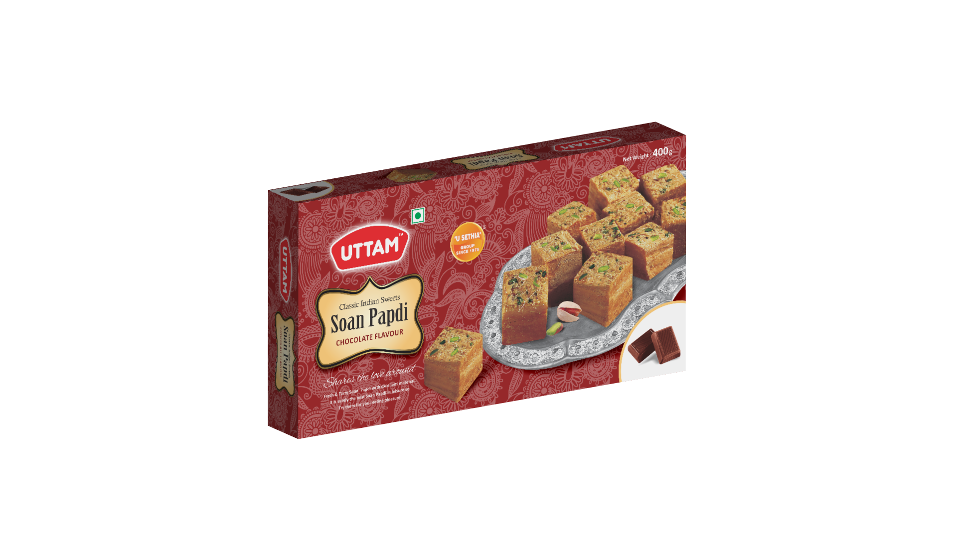 Uttam Soan Papdi (Chocolate)