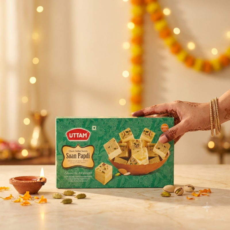 Soan Papdi (Elaichi)