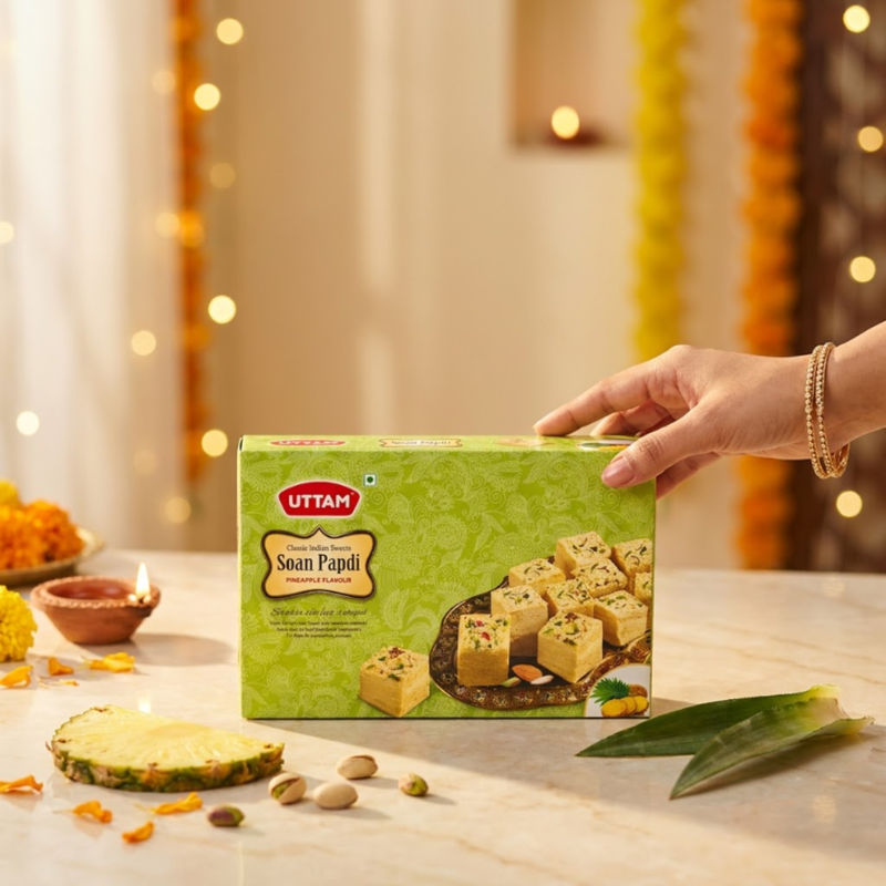 Soan Papdi (Pineapple)