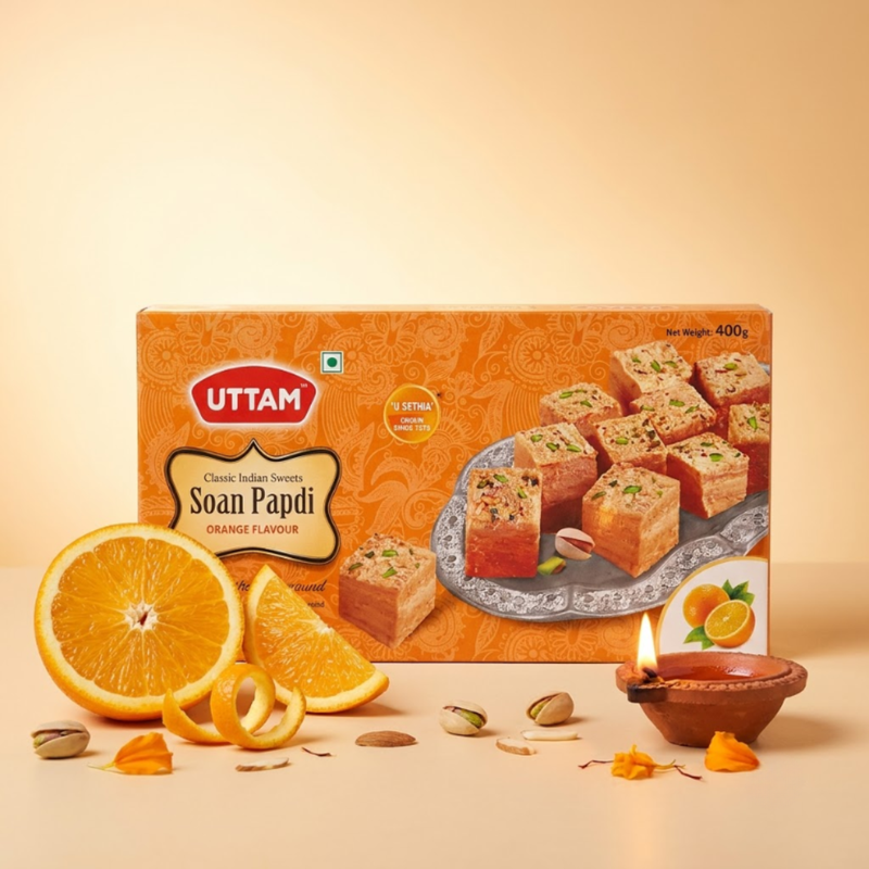 Soan Papdi (Orange)