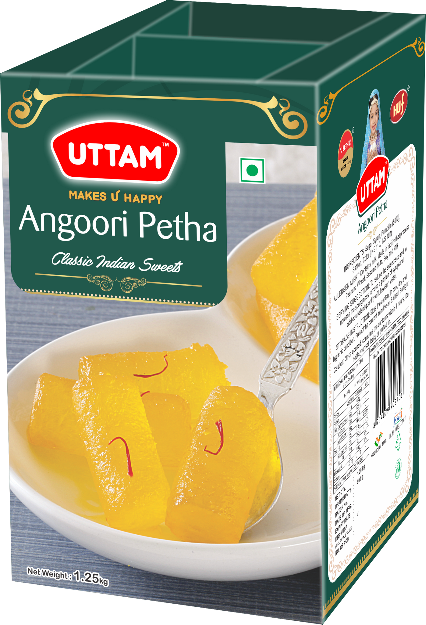 Uttam Classic Kesar Angoori Petha